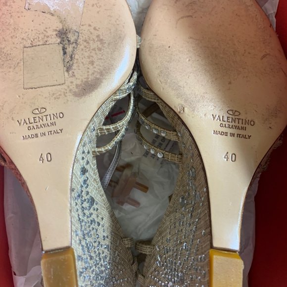 Sandales Valentino Garavani Rock Stud à Sabots - Taille 7,5 M (37,5 EU), Neuves Dans Boîte